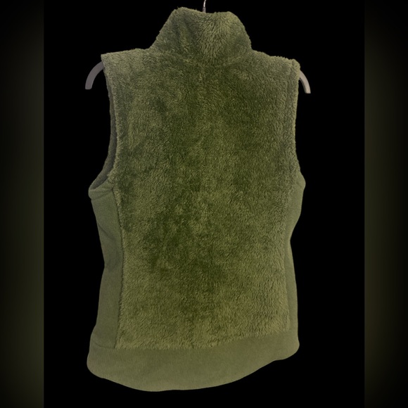 THE NORTH FACE FURRY FLEECE VEST JACKET S EUC - Picture 3 of 8